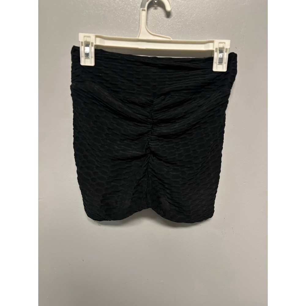 Women's READY TO GO Black Athletic Shorts Size Large - Picture 2 of 4